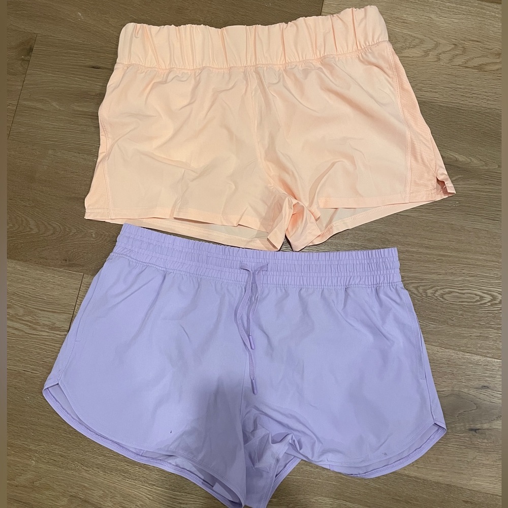 Set of two running athletic shorts size Xl Marika and 90 degree by reflex
